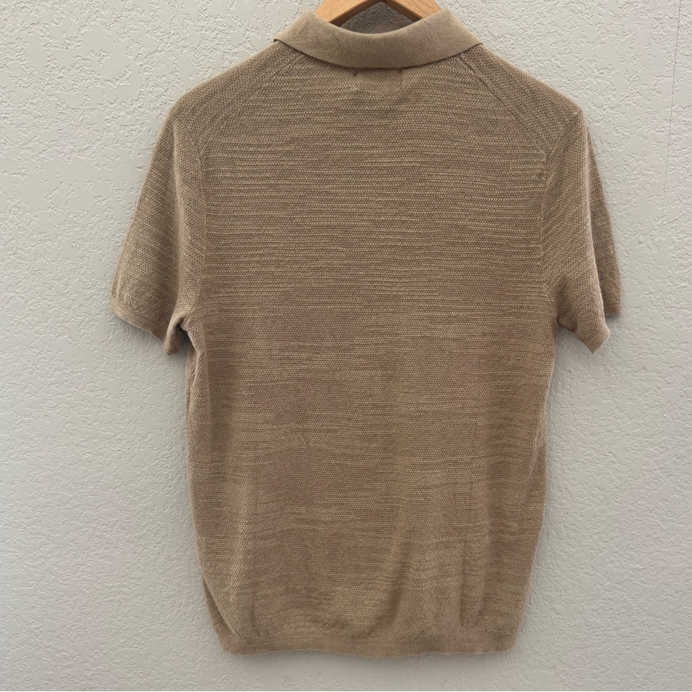 Ralph Lauren Men's Kahki Polo Shirt - Medium - Picture 3 of 7
